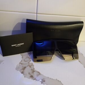 Saint Laurent Black & Sliver  Sunglasses